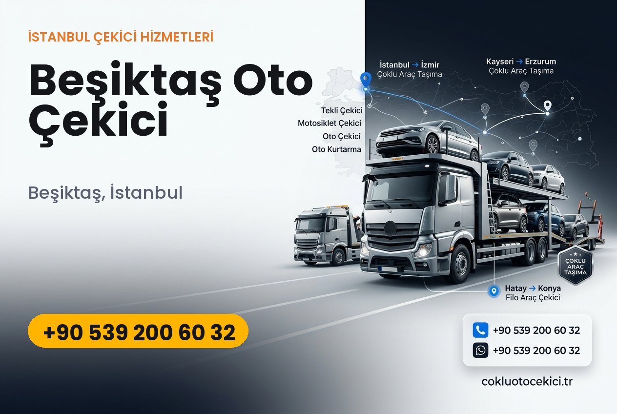 Beşiktaş Oto Çekici - Çoklu Çekici
