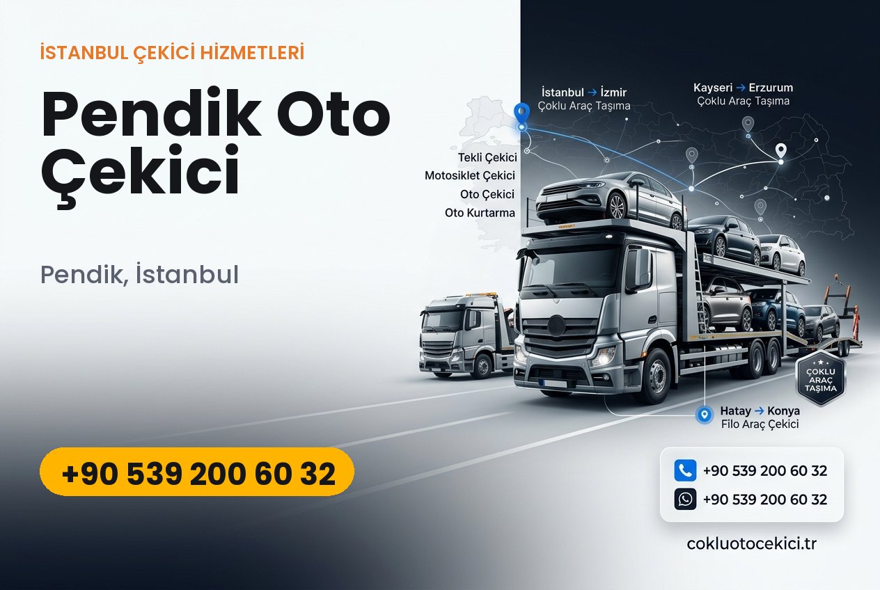Pendik Oto Çekici - Çoklu Çekici