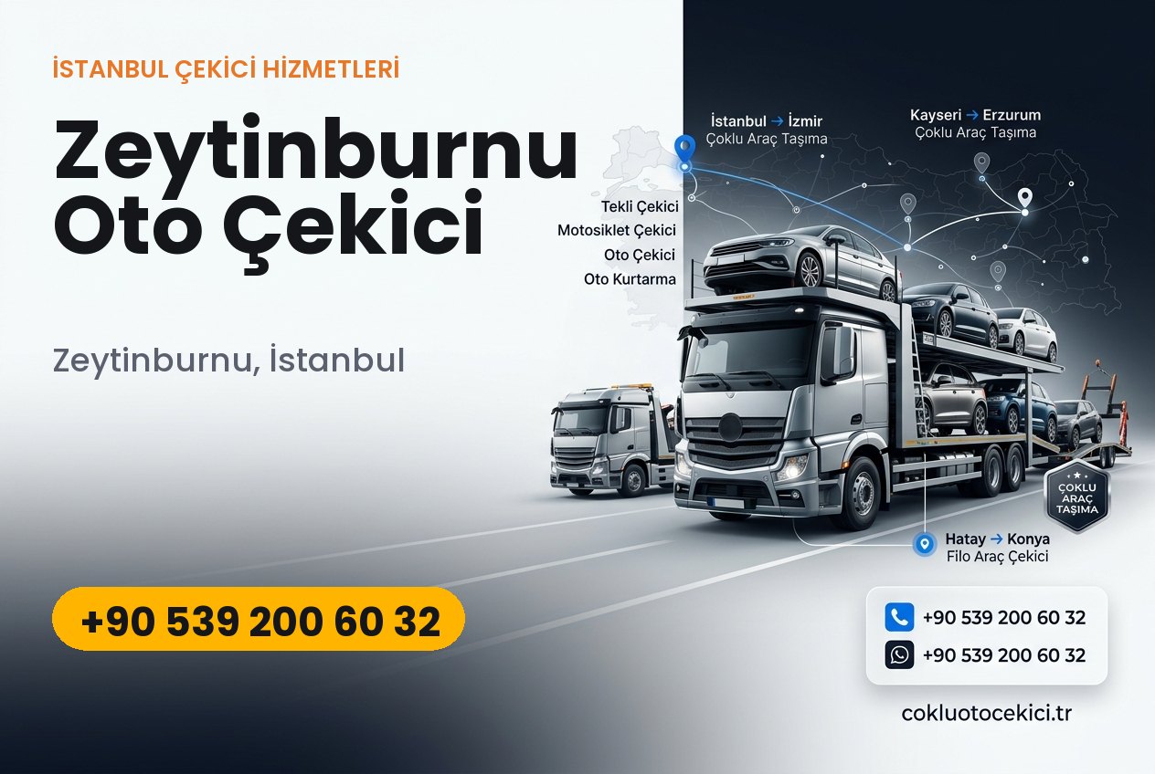 Zeytinburnu Oto Çekici - Çoklu Çekici