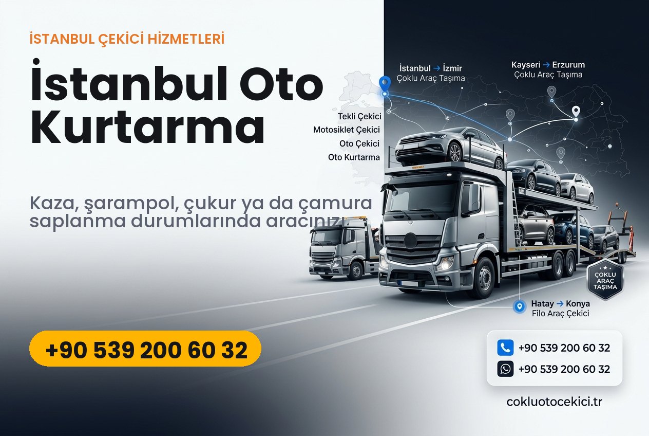 İstanbul Oto Kurtarma - Çoklu Çekici